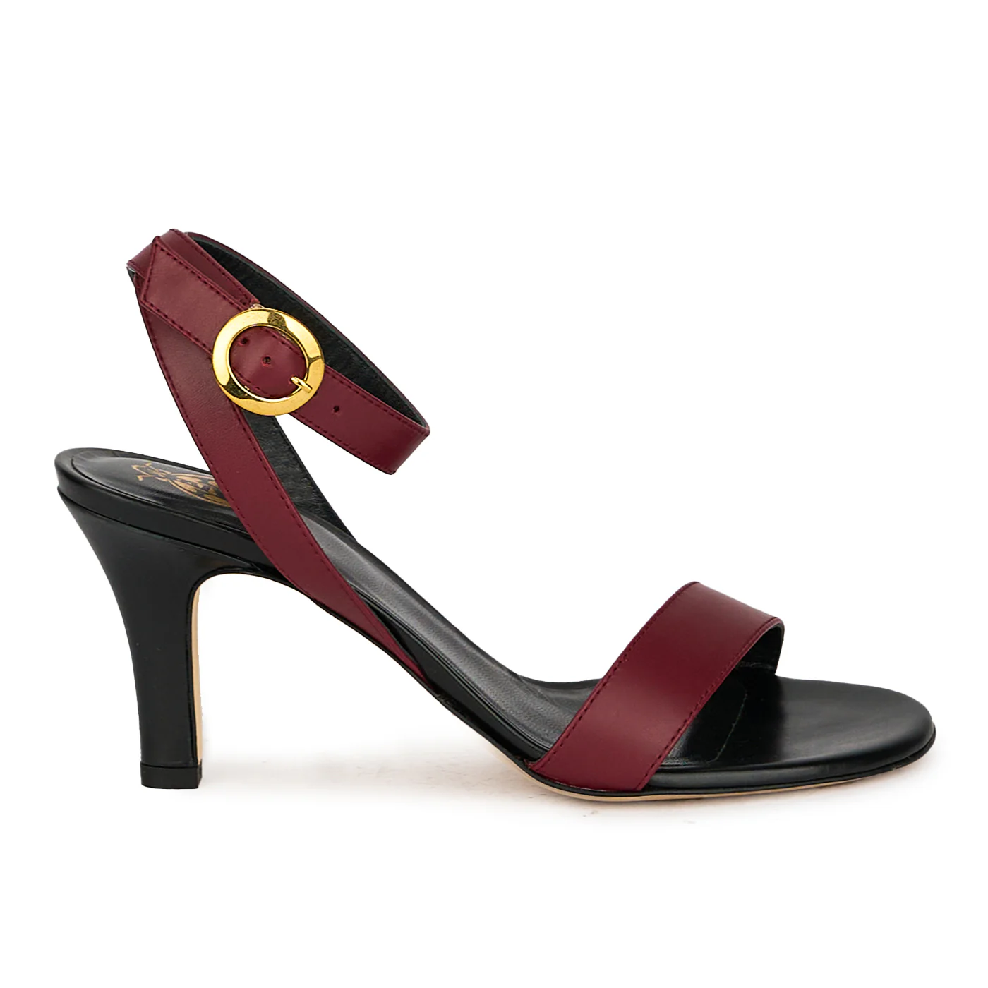 Sandale dama elegante din piele naturala cu toc subtire 8 cm 17664