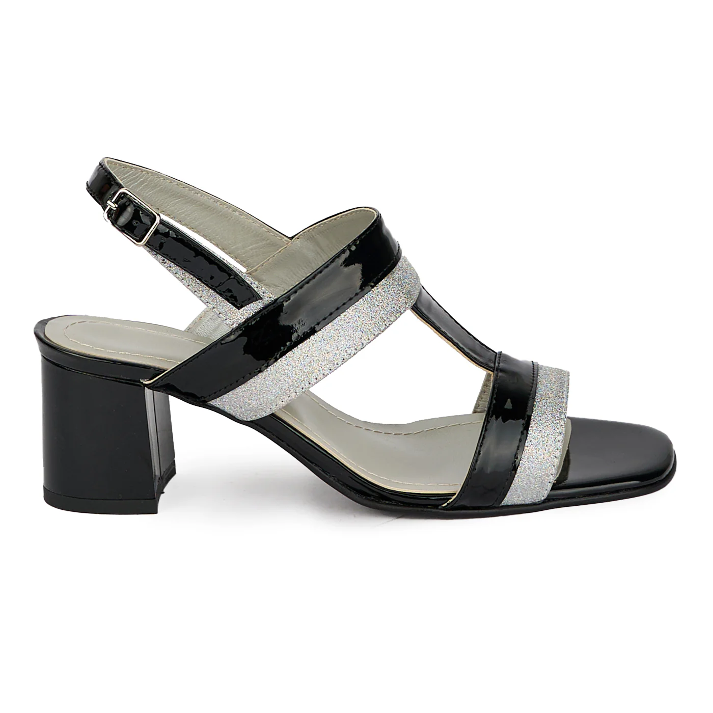 Sandale elegante dama din piele naturala cu toc gros 6 cm 18039