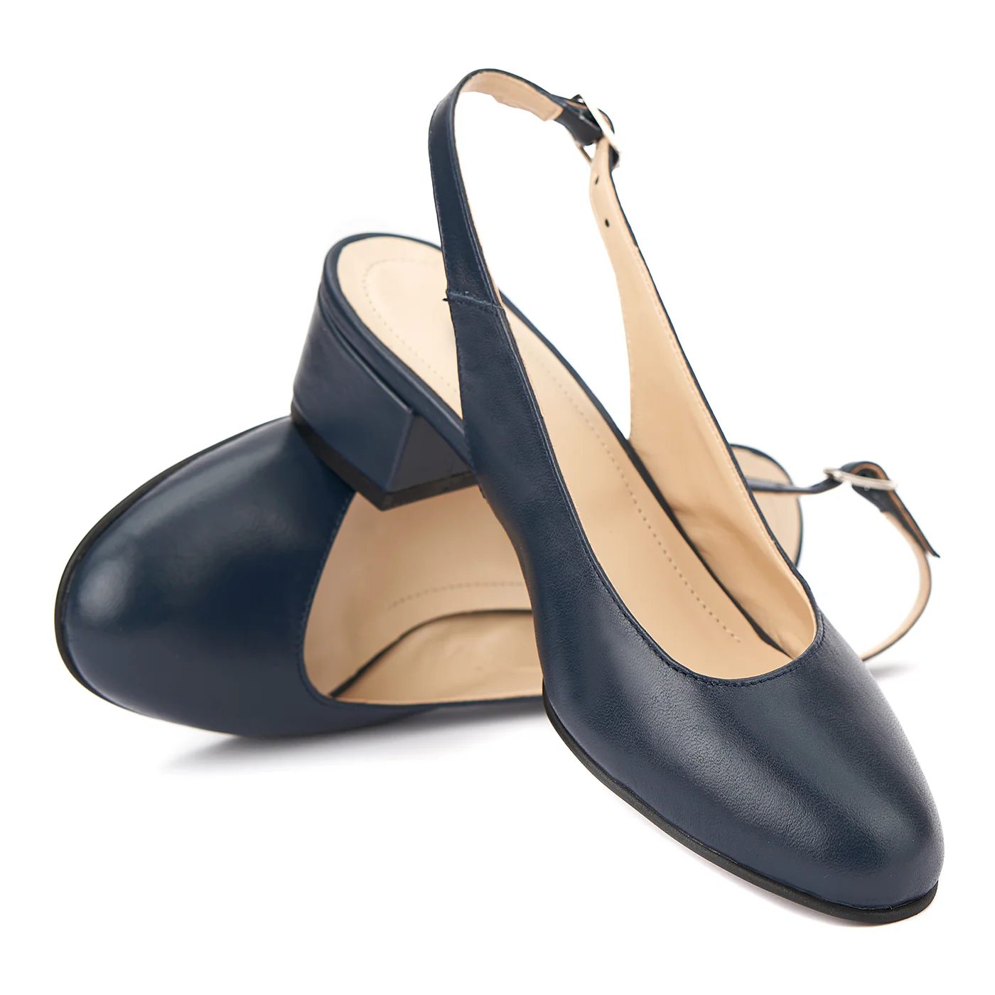 Sandale elegante din piele naturala cu toc mic 5256 - Image 4