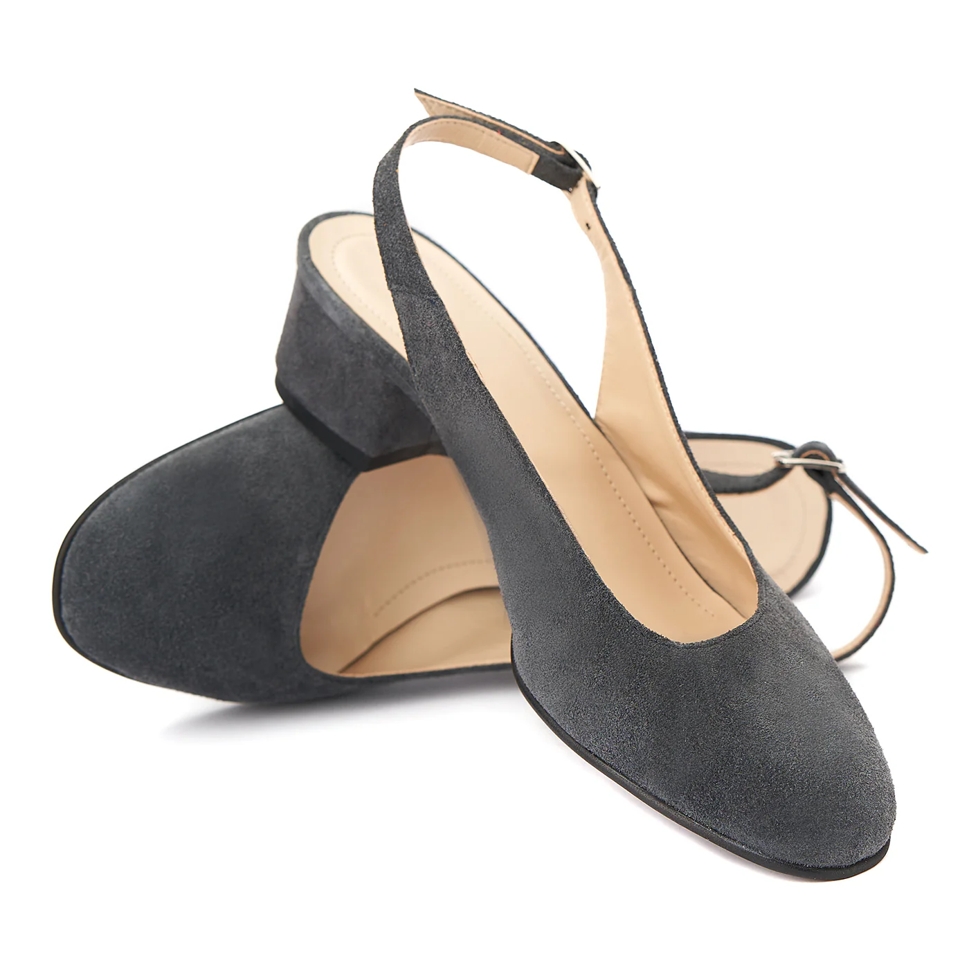 Sandale elegante din piele naturala cu toc mic 5261 - Image 4