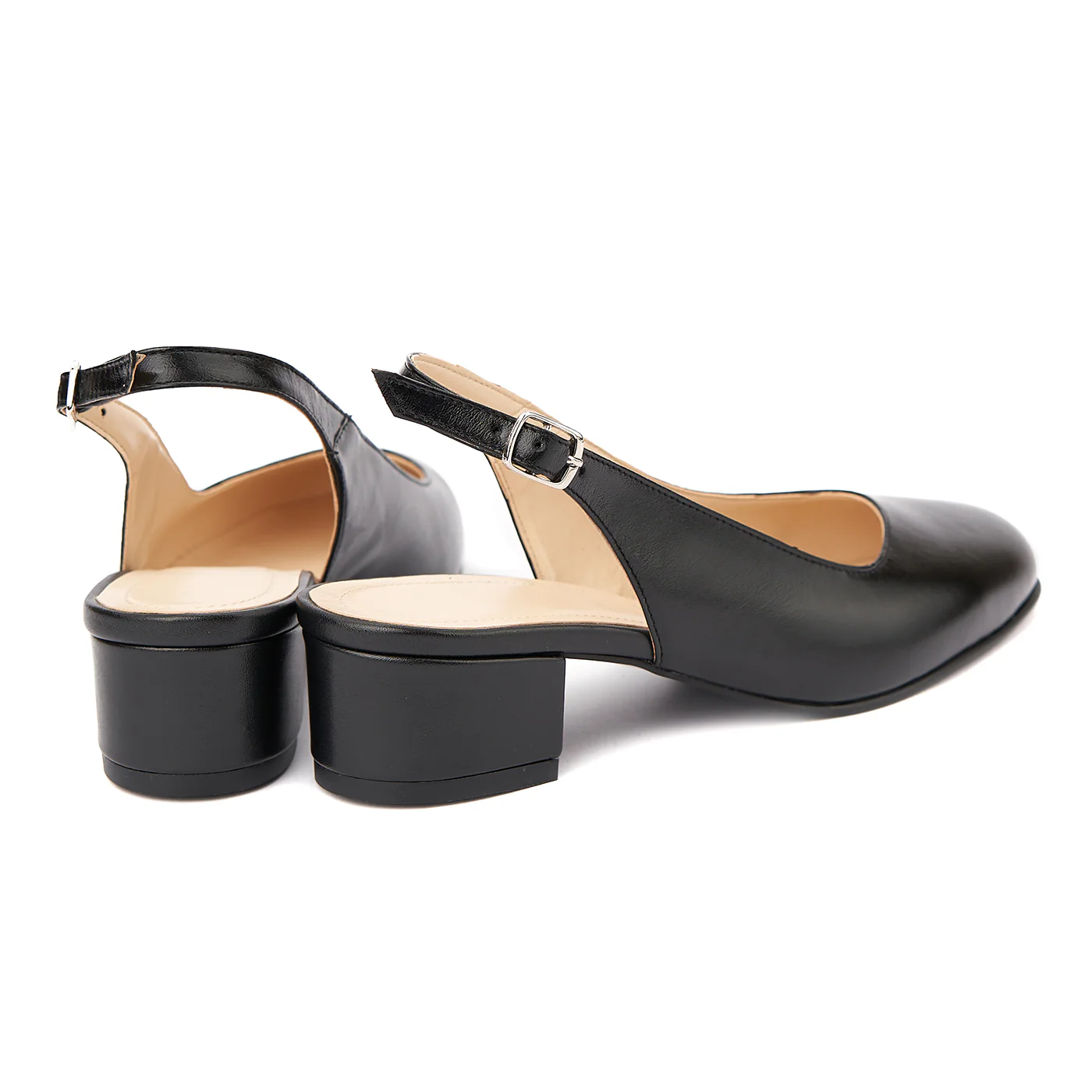 Sandale elegante din piele naturala cu toc mic 5263 - Image 2