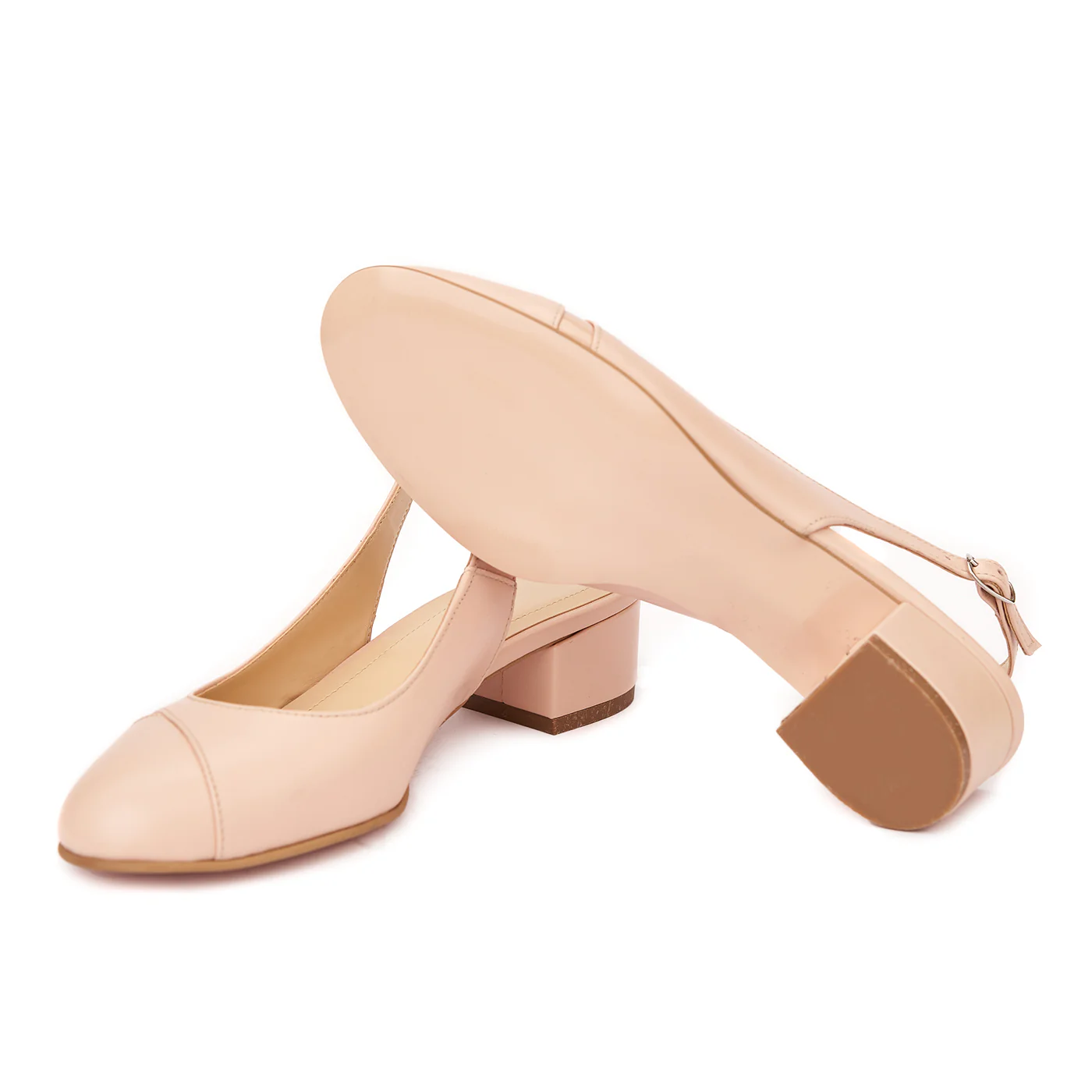 Sandale elegante din piele naturala cu toc mic 5281 - Image 3