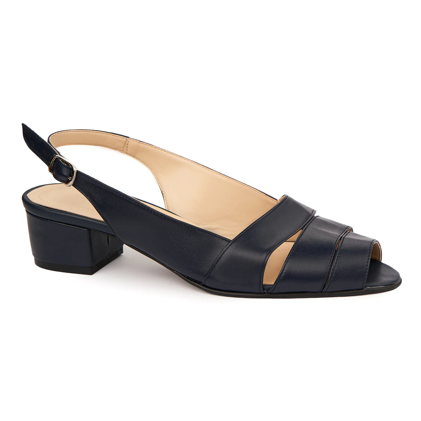 Sandale elegante din piele naturala cu toc mic 5524