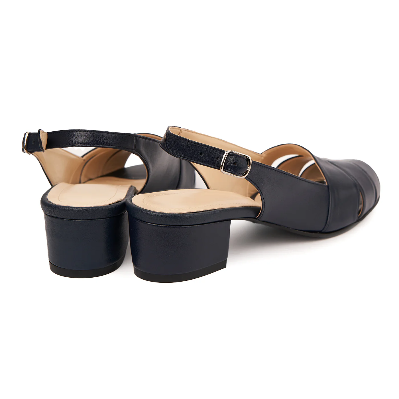 Sandale elegante din piele naturala cu toc mic 5524 - Image 2