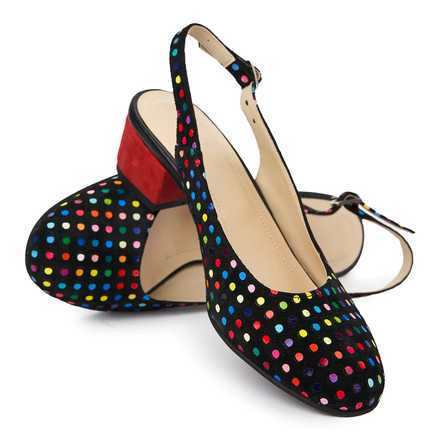 Sandale elegante din piele naturala cu toc mic 5581 - Image 4