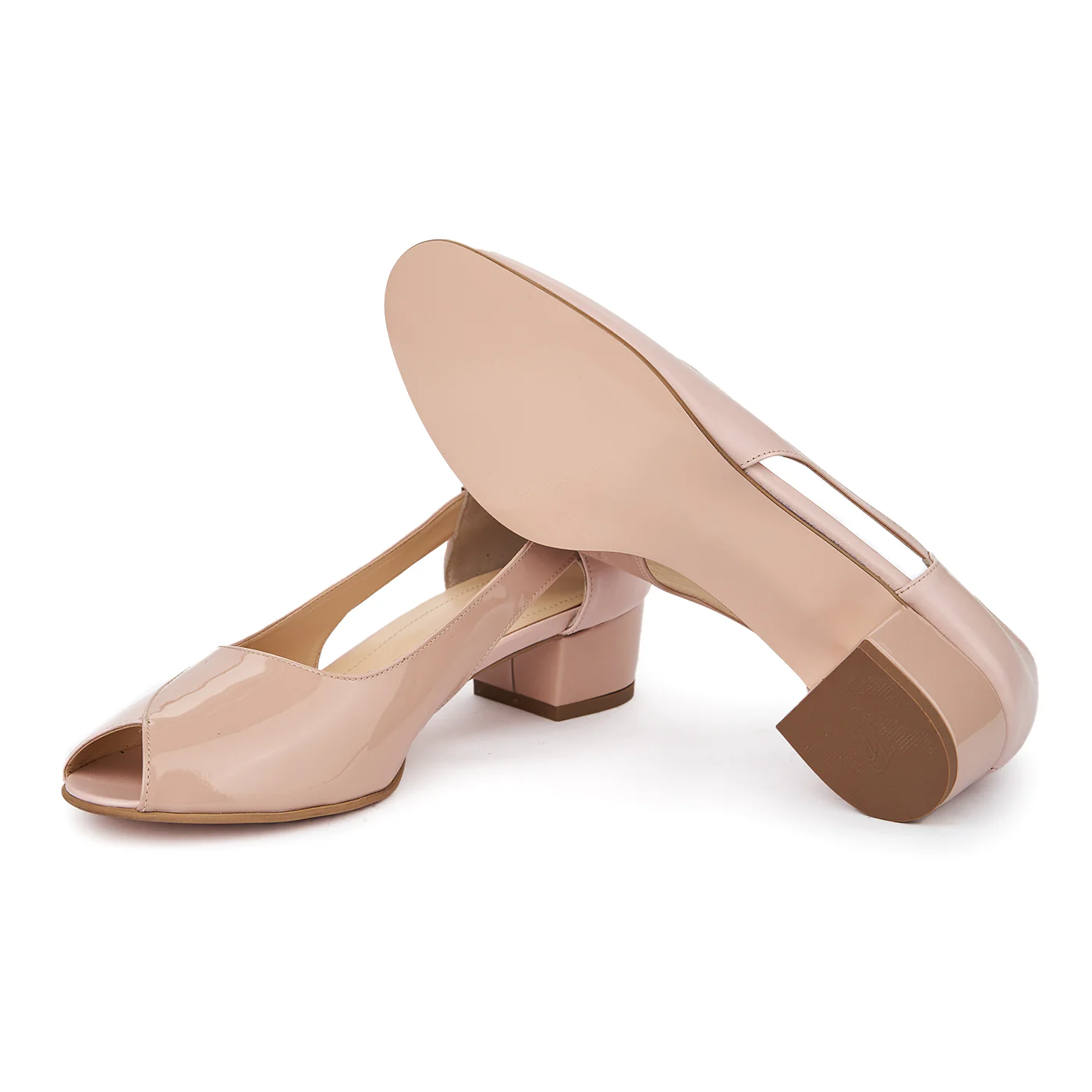 Sandale elegante din piele naturala cu toc mic 5589 - Image 3