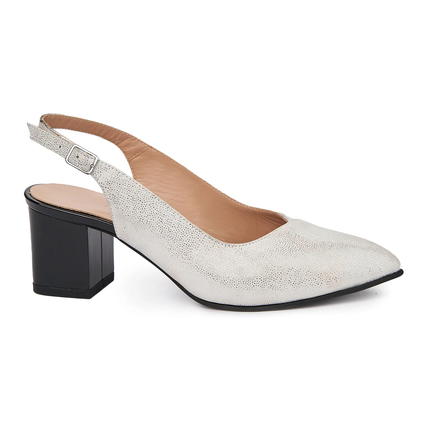 Sandale elegante din piele naturala gri 5426