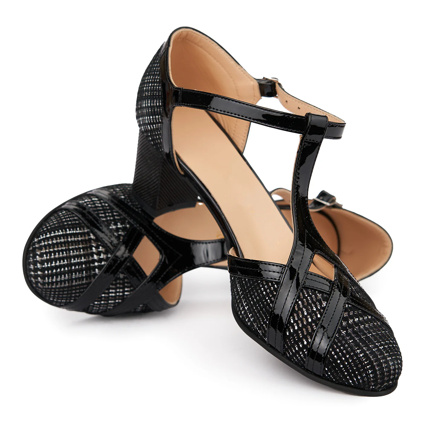 Sandale Elegante Din Piele Naturala Neagra 5442 - Image 4