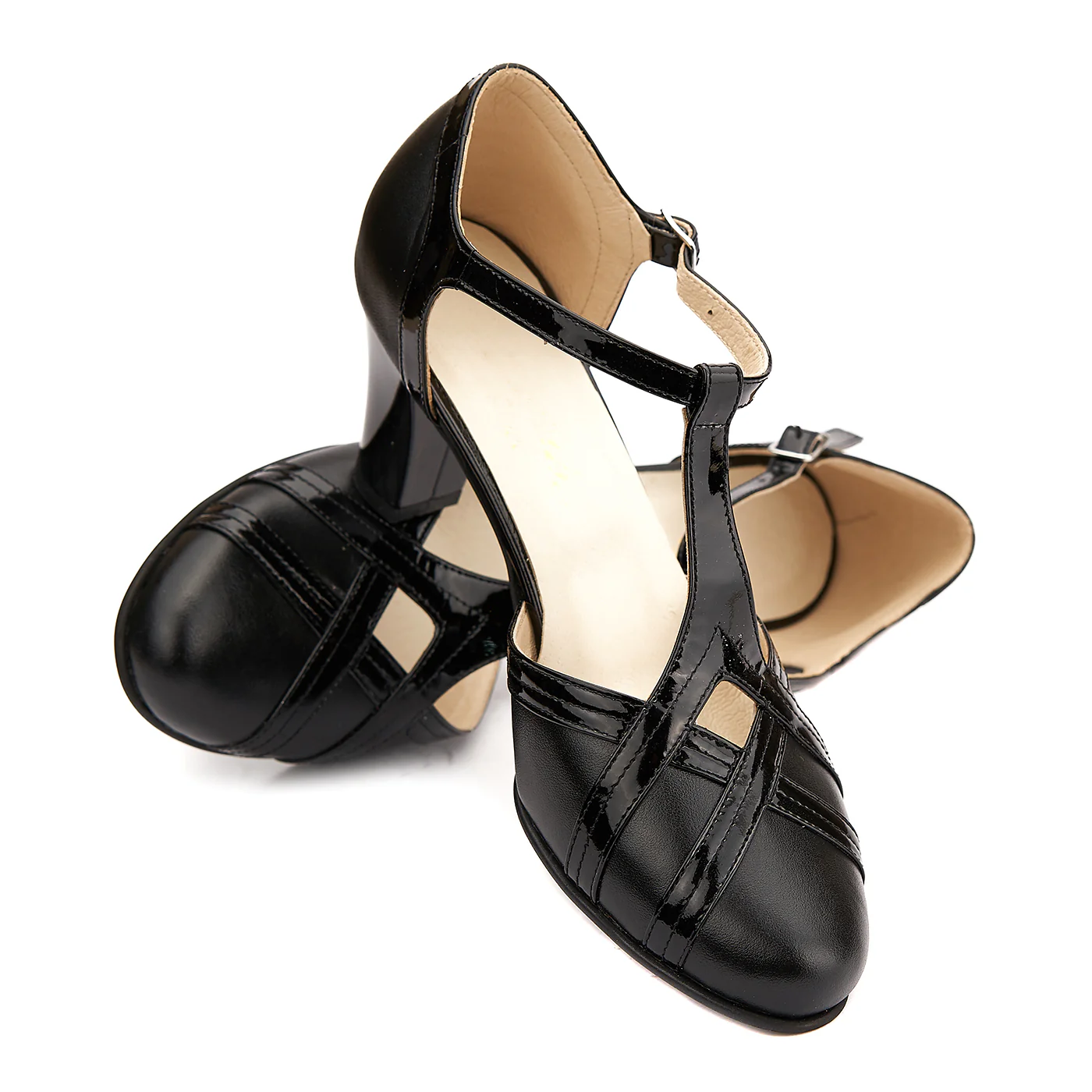 Sandale elegante din piele naturala neagra 5205 - Image 4